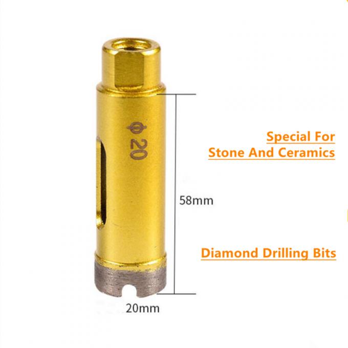 Stone 100mm Diamond Core Drill Bit , 68mm Sintered Diamond Drill Bits