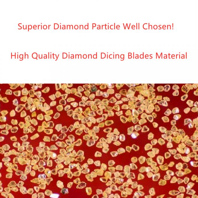 125mm Ultra Thin Diamond Dicing Blades Single Bevel Resin Bonded