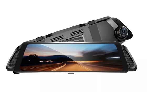 Touch Screen Auto Spare Parts , Dual Lens Rearview Mirror Camera DVR